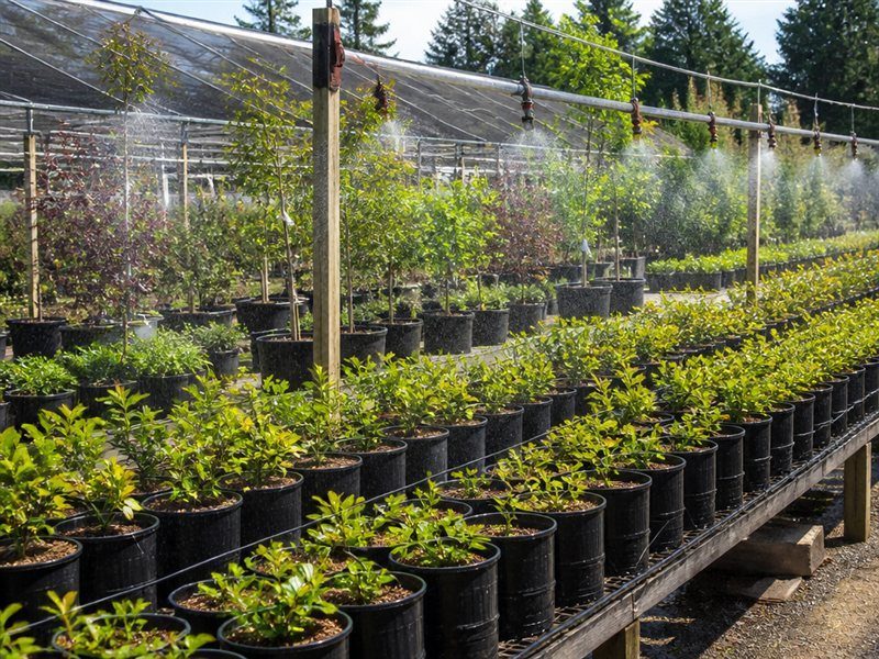 Nursery irrigation case